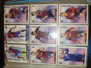 Lote cromos fútbol FC Barcelona Messi ESCUCHO OFER
