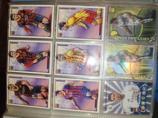 Lote cromos fútbol FC Barcelona Messi ESCUCHO OFER