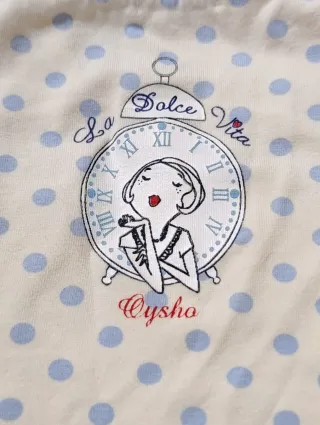 Top Oysho lunares talla S