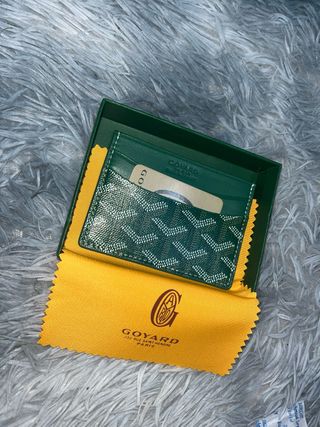 Tarjetero Goyard Verde