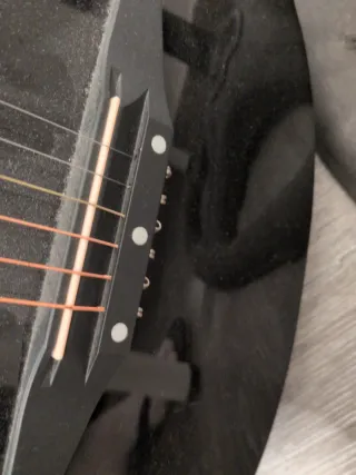 Guitarra Acústica Negra