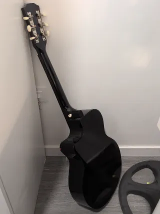 Guitarra Acústica Negra