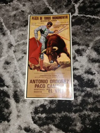 3 carteles de corrida  toros año 1947