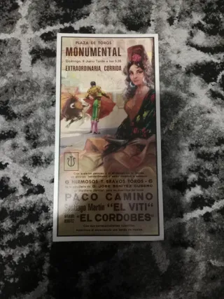 3 carteles de corrida  toros año 1947