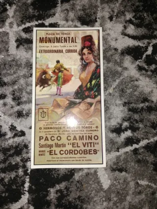 3 carteles de corrida  toros año 1947