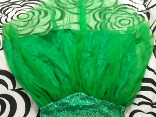 Vestido Hada Verde Talla Única