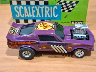 SCALEXTRIC FORD MUSTANG DRAGSTER