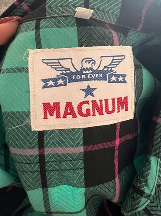 Camicia Magnum anni '90 a quadri