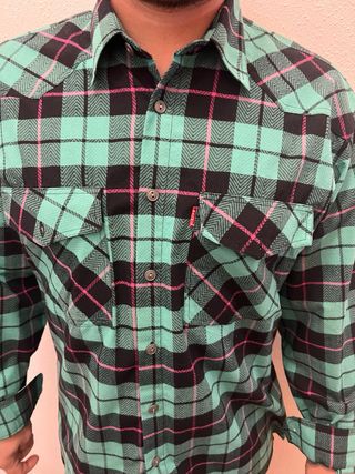 Camicia Magnum anni '90 a quadri