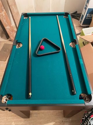 Billar y futbolín infantil