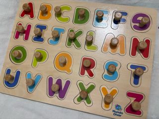 Puzzle Madera Abecedario Mundo Diver