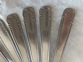 N. 6 cucchiaini vintage da the' in acciaio inox