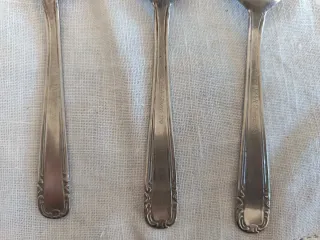 N. 6 cucchiaini vintage da the' in acciaio inox