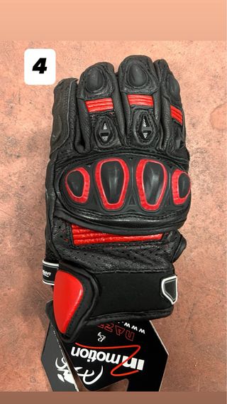 Guantes de Moto iMotion Negros y Rojos