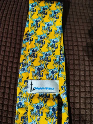 (SOLO envíos) Corbata seda estampado ecuestre