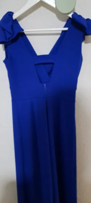 Mono azul de fiesta mujer