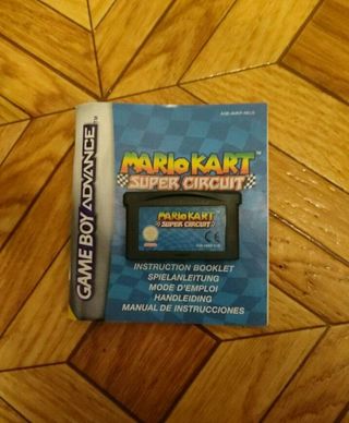 Mario Kart Super Circuit Game Boy Advance PAL ESP