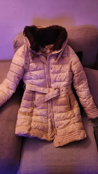 Chaqueta Desigual Beige con Estampado