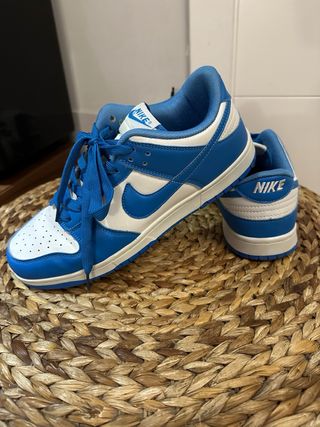 Nike Dunk Azules y Blancas Hombre
