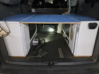 Mueble camper laterales y tablero somier VW T5