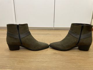 Botines Pieces Verde Talla 38