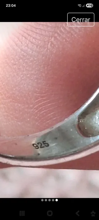 Anillo Plata y Aguamarina