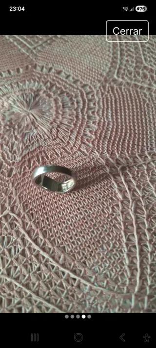 Anillo Plata y Aguamarina