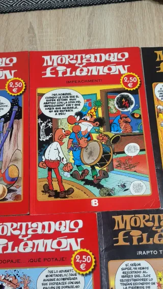 Lote 7 comics Mortadelo y Filemón