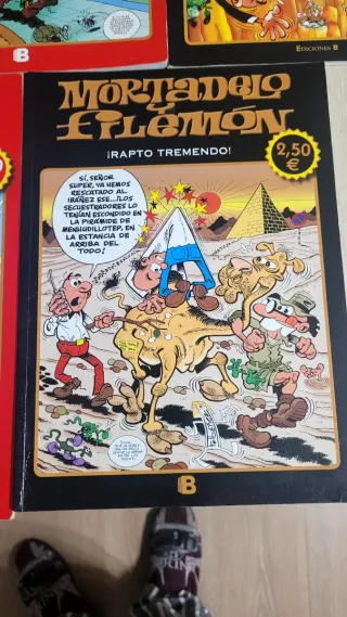 Lote 7 comics Mortadelo y Filemón