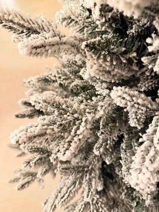 Árbol de Navidad Nevado LED 150 cm