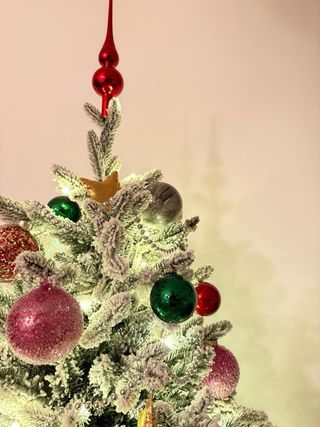 Árbol de Navidad Nevado LED 150 cm