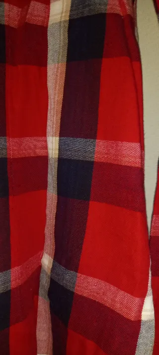 Camisa de cuadros roja