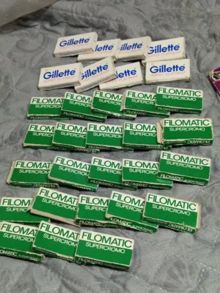 Colección maquinilla y cuchillas afeitar