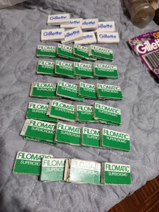 Colección maquinilla y cuchillas afeitar