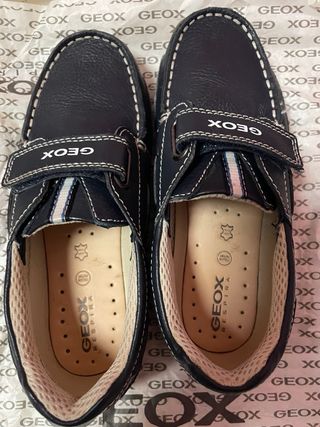 Mocasines Geox niño azul