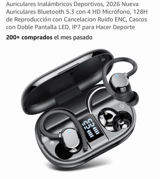 Auriculares inlambrico Deportivos Bluetooth 5.3