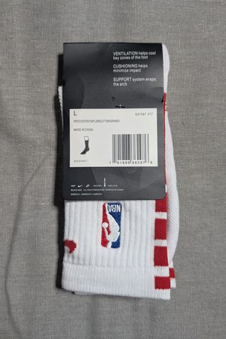 Calcetines Nike Elite Crew Blancos Rojos