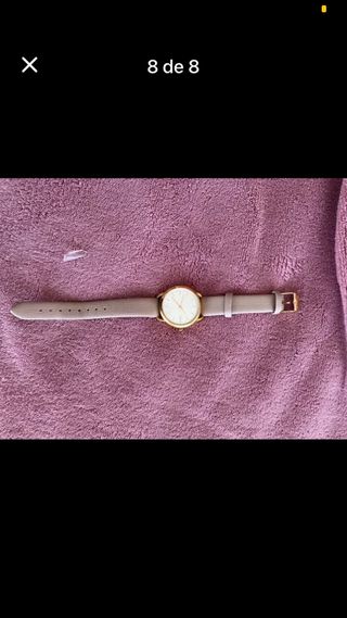 Relógio Vilanova Dourado e Rosa