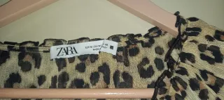 Blusa Zara Estampado Leopardo