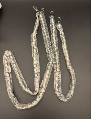 Bolso Zadig Beige y Plateado