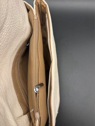 Bolso Zadig Beige y Plateado