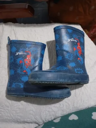 Botas de agua Spiderman niño