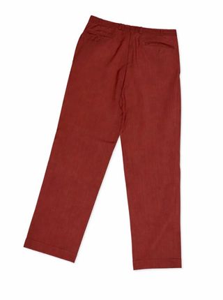 Pantaloni Meyer Uomo Rossi Vintage