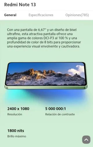 Xiaomi Redmi Note 13 precintado