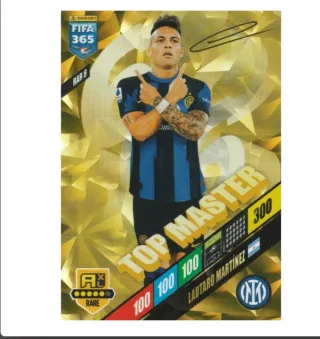 Cromo Lautaro Martínez FIFA 365 TOP MASTER RAR 8
