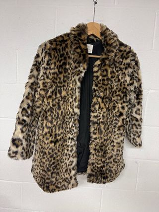 Chaquetón Zara Animal Print