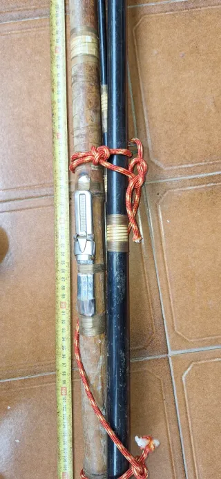 Caña de pescar vintage