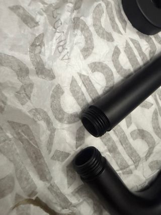 Conjunto Ducha Empotrada Rovira Negro Mate Termost