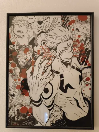 Cuadro Sukuna Jujutsu Kaisen