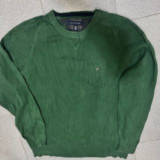 Maglione Tommy Hilfiger Verde Uomo